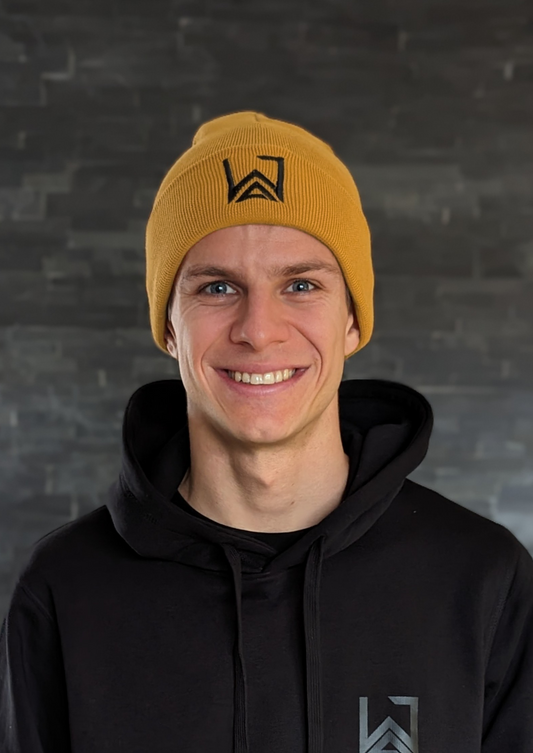 Mütze "AW" ocker