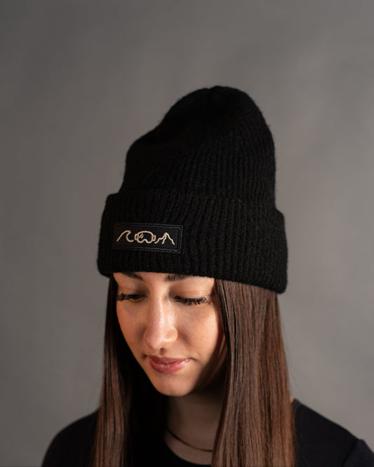 Beanie "Welle Brille Berg"