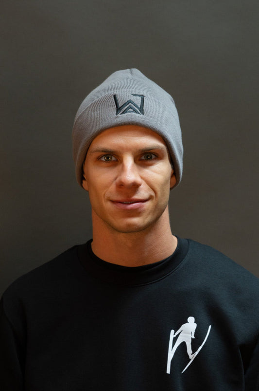 Mütze "AW" grau