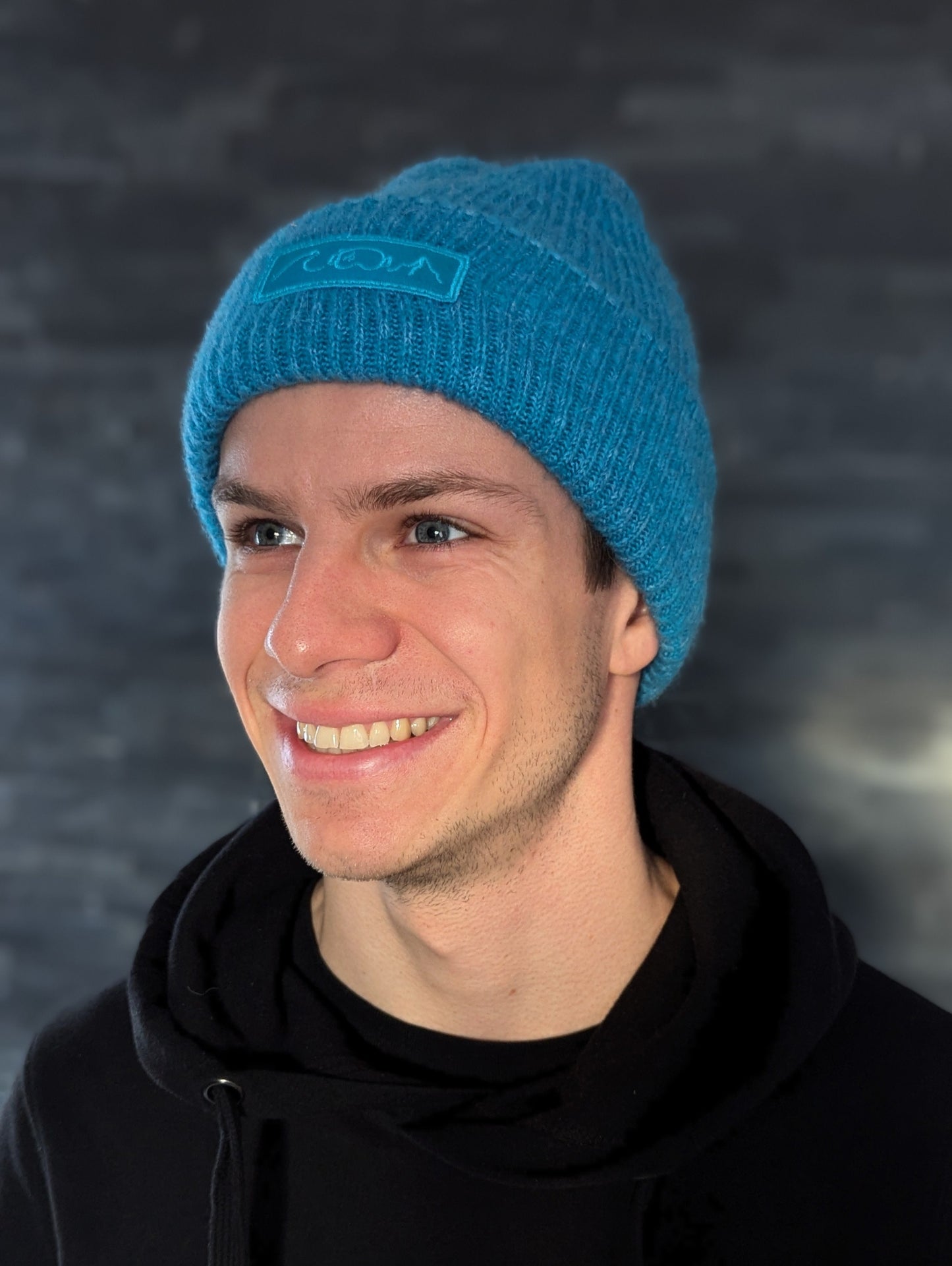 Beanie "Welle Brille Berg"