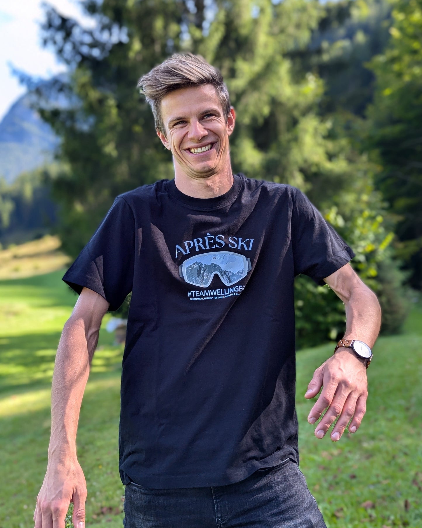 T-Shirt "Apres Skibrille'" oversize
