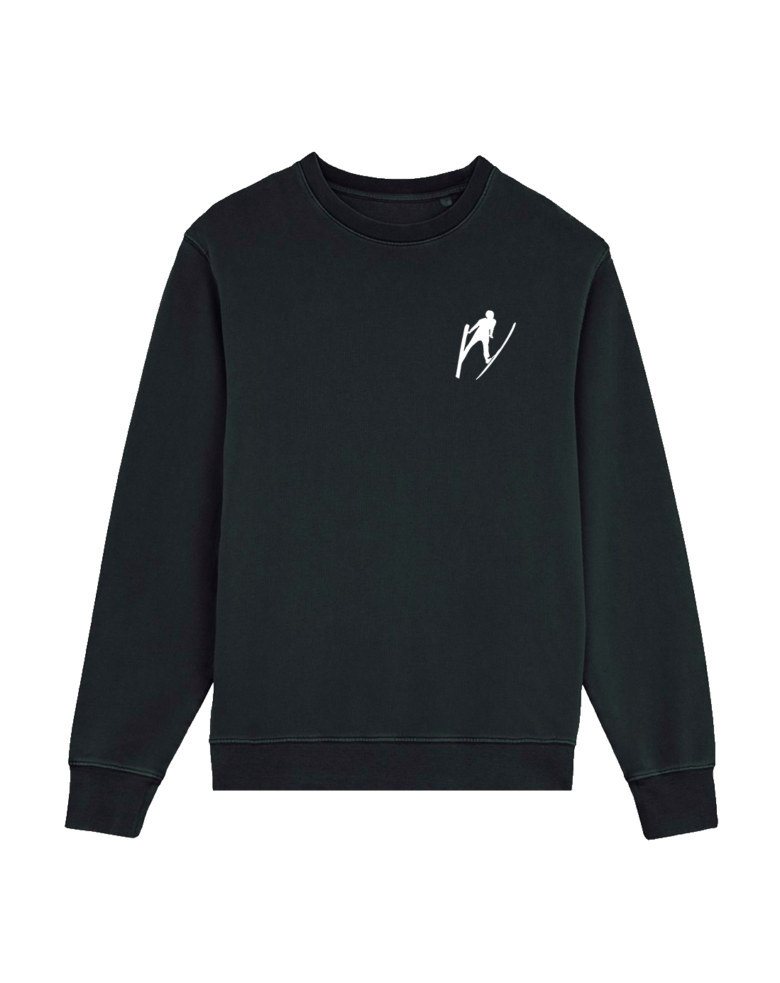 Sweater Unisex "Welle" schwarz