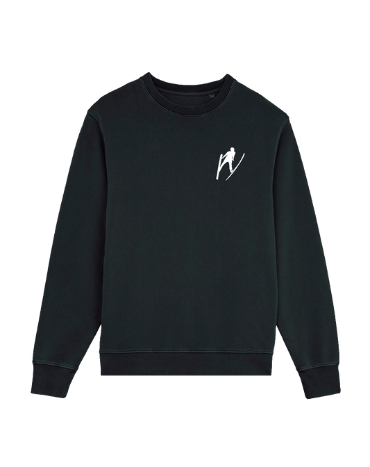 Sweater Unisex "Welle" schwarz