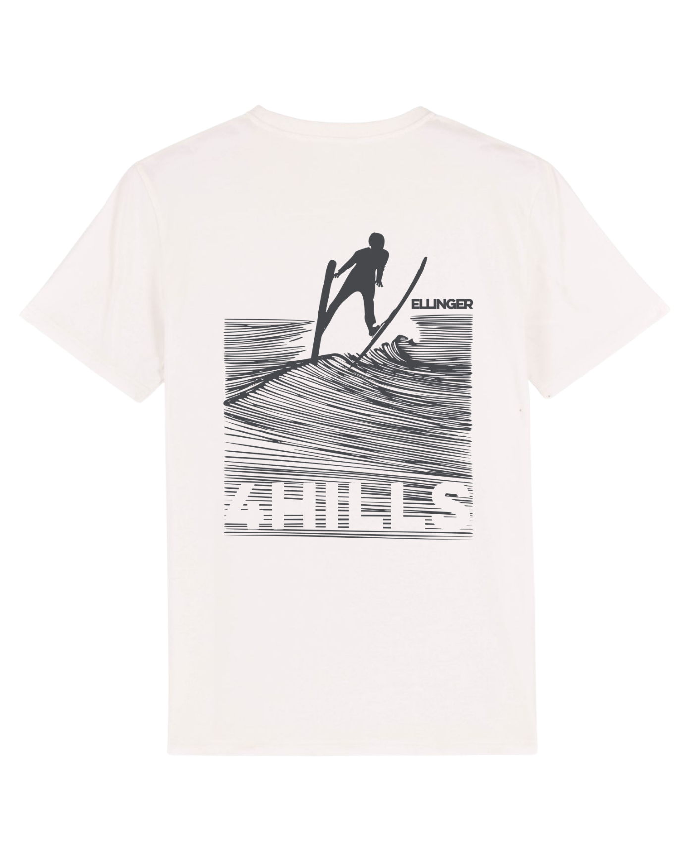 T-Shirt Unisex "Welle" weiß